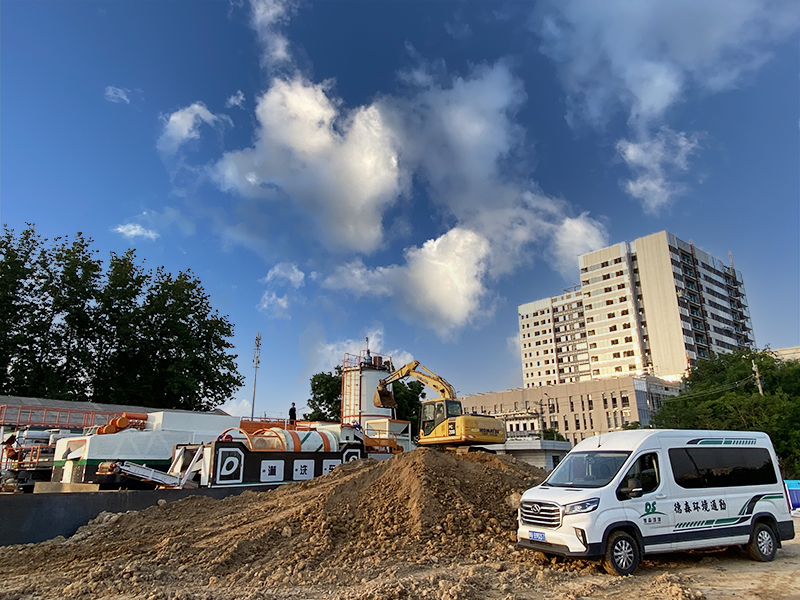 移動淋洗修復車應用現(xiàn)場