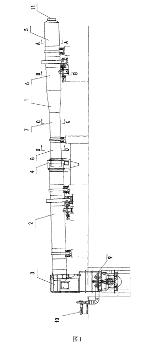 新型節(jié)能陶?；剞D(zhuǎn)窯附圖