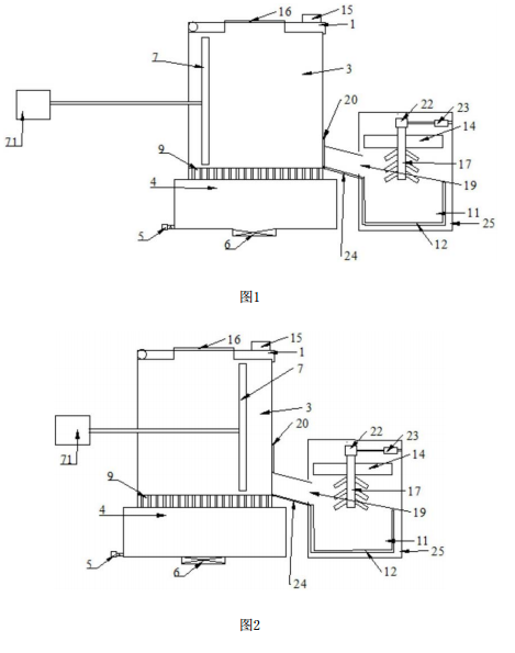 環(huán)保型固廢處理器的一種結構示意圖