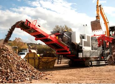 固廢處理移動破碎站 固廢處理移動破碎站