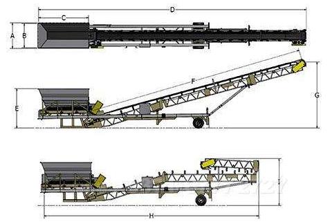 皮帶輸送機(jī)結(jié)構(gòu)圖 皮帶輸送機(jī)結(jié)構(gòu)圖
